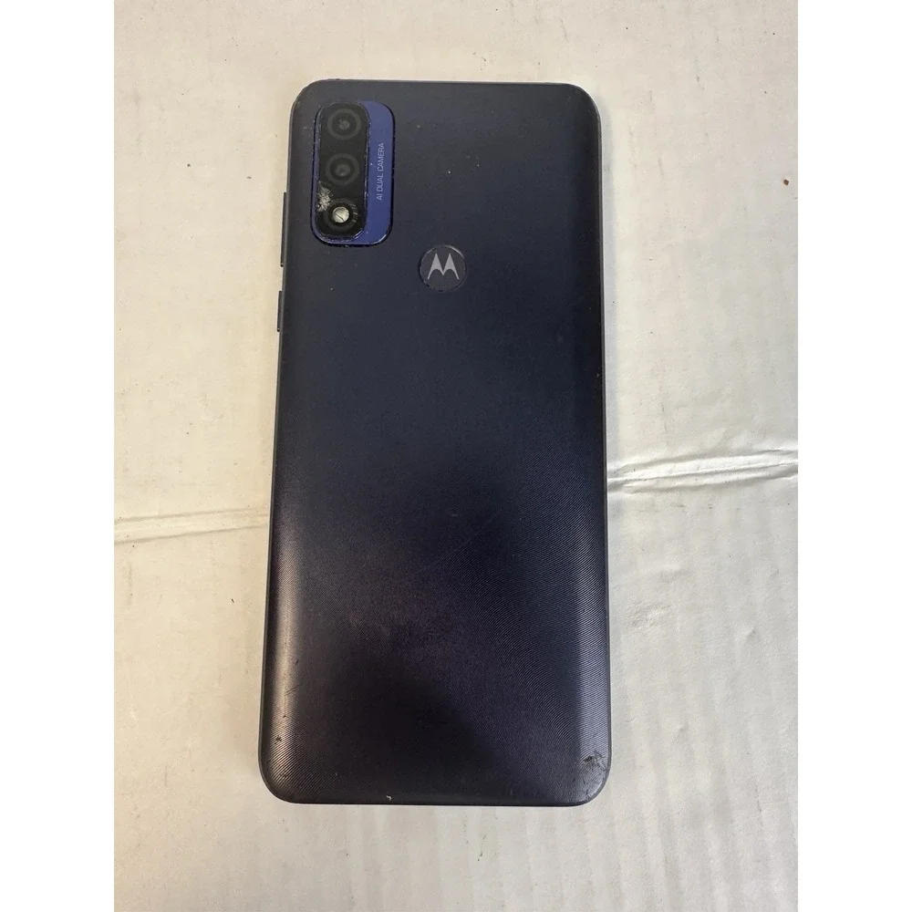 Motorola Moto Blue For Parts or Not Working Cracked Screen Broken AI Dual Camera